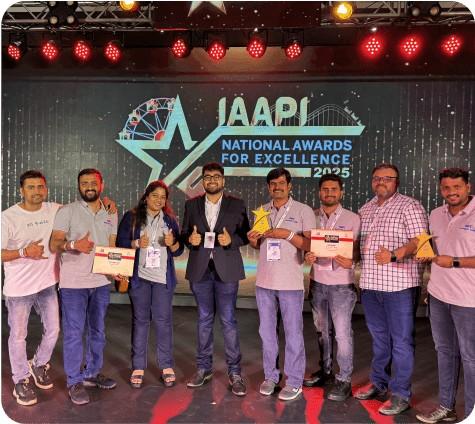 GRS Snow Park team receiving national award